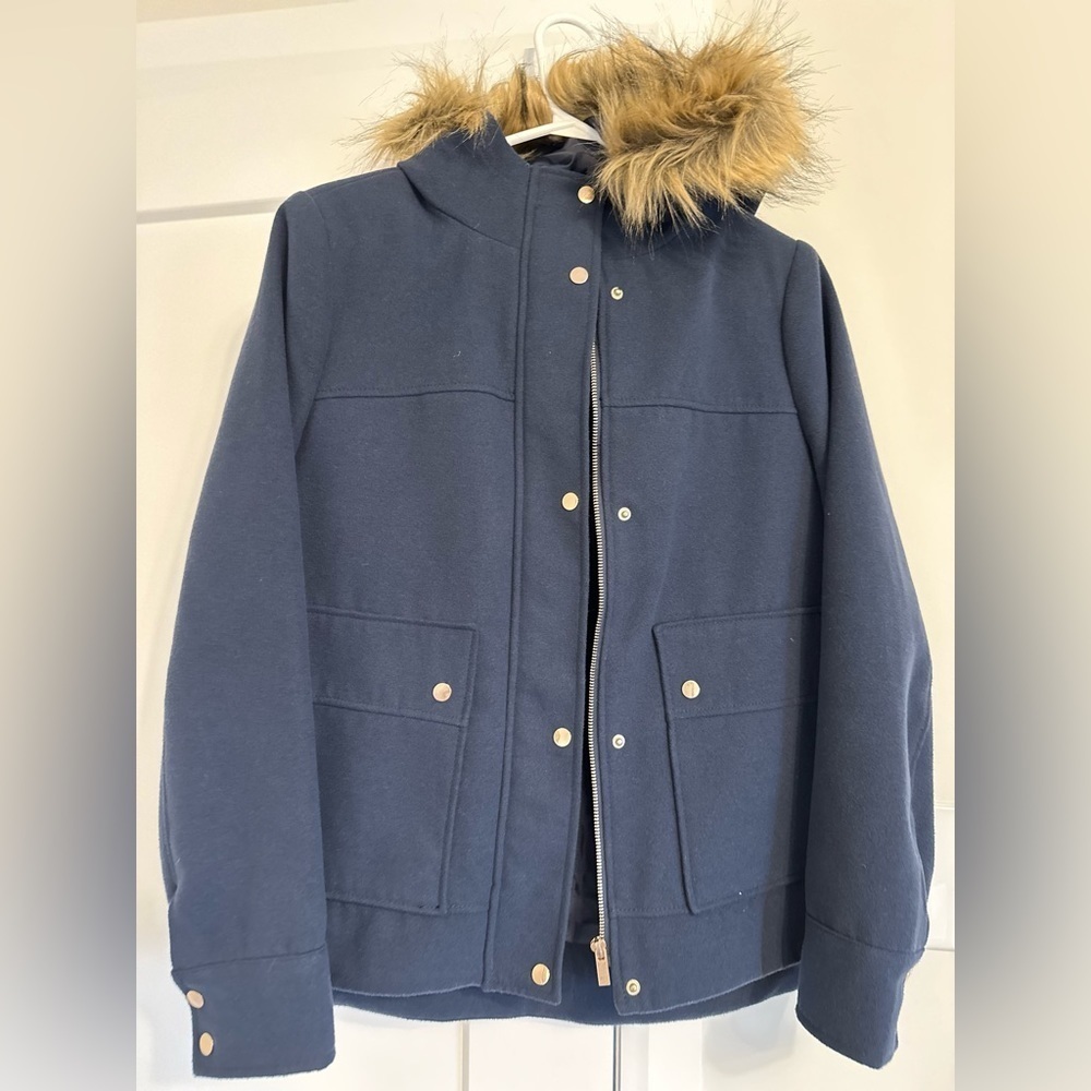 NEW Stradivarius Blue Coat